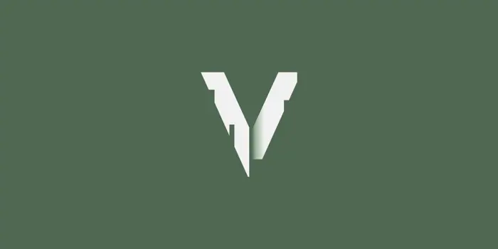 VALIS sitt logoikon presentert i hvitt på selskapets grønn bakgrunnsfarge.